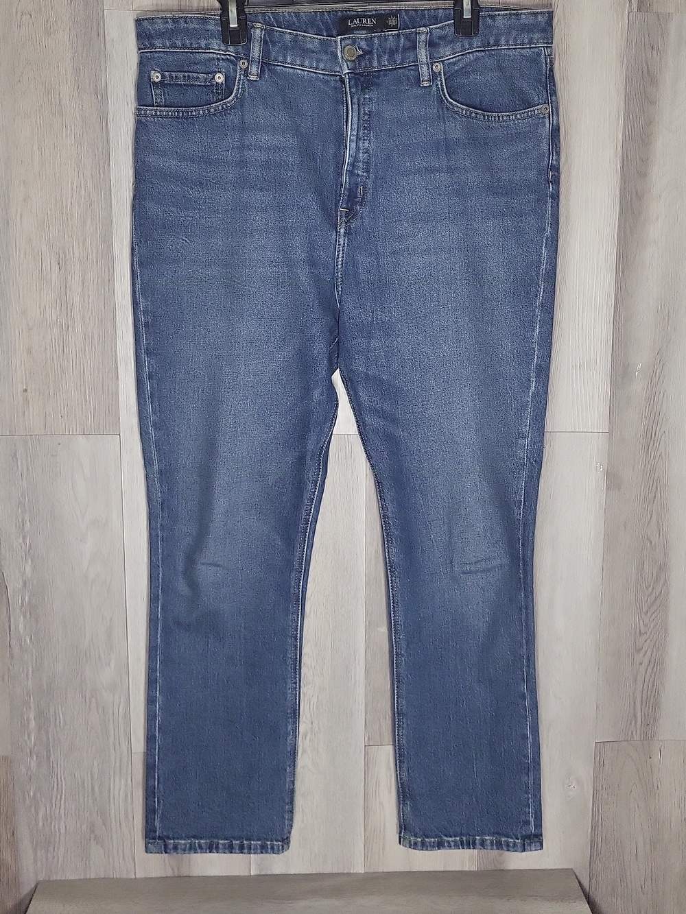 Lauren Ralph Lauren Straight Leg Womens 14 Jeans Everyday Denim Casual High Rise